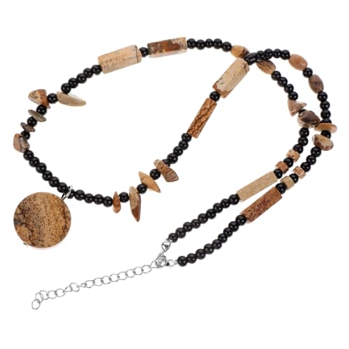 ROMISBABA Boho Perlenkette Damen Verstellbare Choker Halskette mit Bunten Perlen für Besondere Anlässe für Modebewusste Frauen Geburtstagsgeschenke Festliche von ROMISBABA