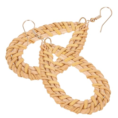 ROMISBABA Boho Rattan Ohrringe Damen Handgefertigt Gewebt Modisch Strand Schmuck Lange Hohle Ohrhänger Ethnisch Chic ROMISBABA Boho Rattan Ohrringe Damen Handgefertigt Gewebt Modisch Strand Schmuck Lange Hohle Ohrhänger Ethnisch Chic von ROMISBABA
