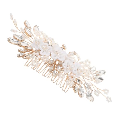 ROMISBABA Braut Perle Perlen Haar Kamm Hochzeit Kopfschmuck Perle Griffe Vintage Stil Haar Schmuck ROMISBABA Braut Perle Perlen Haar Kamm Hochzeit Kopfschmuck Perle Griffe Vintage Stil Haar Schmuck von ROMISBABA