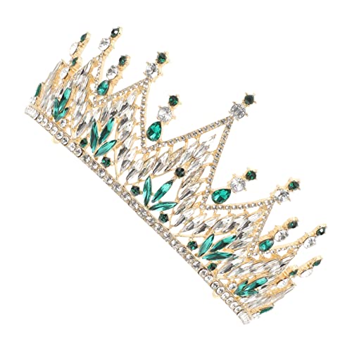 ROMISBABA Braut Tiara mit Funkelnden Strasssteinen Barocker Stil Leichtes Damen Haarschmuck Accessoire für Hochzeit Party Abschlussball und Festliche Anlässe von ROMISBABA