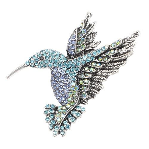ROMISBABA Strass Brosche Mit Strass Vogel Tier Form Damen Anstecknadel Modeschmuck Schmuck Für Frauen Stilvolle Brosche Für Kleidung von ROMISBABA