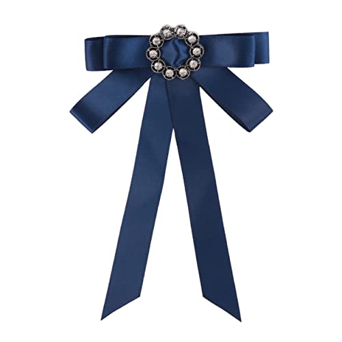 ROMISBABA Strass-bogen-brosche Für Damen Glänzend Mit Schleife Aus Legierungsband Und Strass Leicht Und Sicher Tolle Dekoration Für Kleidung Und Schals von ROMISBABA