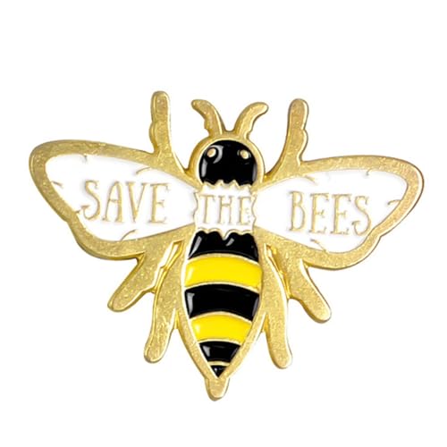 ROMISBABA Bunte Bienenbrosche aus Emaille Leichte und Kleine Anstecknadel Modisches Accessoire für Kleidung Blazer Taschen Umweltfreundliche Legierung Vielseitige Schmuck Dekoration für von ROMISBABA
