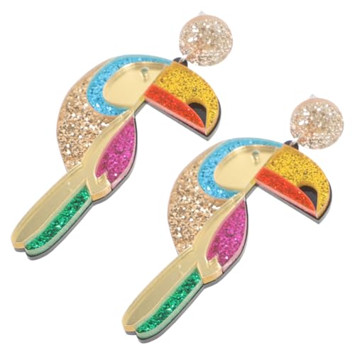 ROMISBABA Bunte Glitzer Ohrstecker Ohrschmuck Leicht und Langlebig Kreative Damenohrringe für Alltag und Festtage Wie Neujahr Valentinstag Geburtstag von ROMISBABA