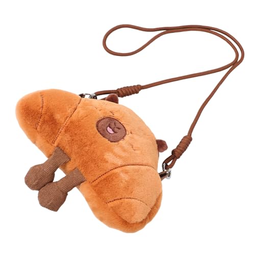 ROMISBABA Capybara-umhängetasche: Hübscher Geldbeutel Für Pendeln Und Urlaub – Plüsch-schultertasche in Tierform Für Mädchen Mit Legeren Anlässen ROMISBABA Capybara-umhängetasche: Hübscher Geldbeutel Für Pendeln Und Urlaub – Plüsch-schultertasche in Tierform Für Mädchen Mit Legeren Anlässen von ROMISBABA