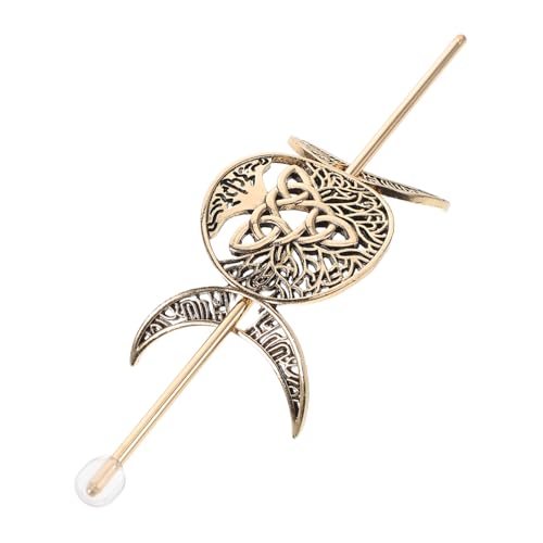 ROMISBABA Versatile Mondförmiger Haarnadel Aus Metall Für Damen Ethnisches Haaraccessoire Dekorative Haarklammer Für Hanfu-outfits Für Hochzeiten Und Besondere Anlässe von ROMISBABA