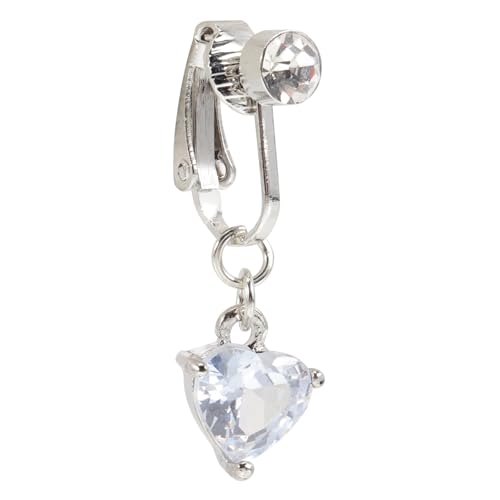 ROMISBABA Clip Bauchnabelring Fake Bauchnabel Piercing für Frauen nicht Durchbohrend Langlebig Stylisches Design für Tanz Festivals Partys ROMISBABA Clip Bauchnabelring Fake Bauchnabel Piercing für Frauen nicht Durchbohrend Langlebig Stylisches Design für Tanz Festivals Partys von ROMISBABA