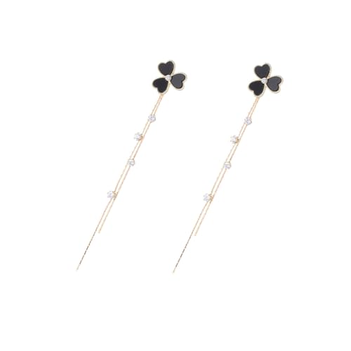 ROMISBABA Clover Tassel Ohrringe für Damen Hängende Ohrpendel im Schicken Design als Modisches Accessoire für Besondere Anlässe oder Alltag ROMISBABA Clover Tassel Ohrringe für Damen Hängende Ohrpendel im Schicken Design als Modisches Accessoire für Besondere Anlässe oder Alltag von ROMISBABA