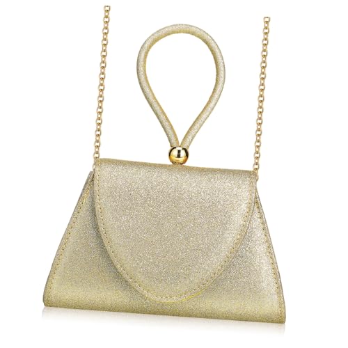 ROMISBABA Clutch Tasche Damen Polyester Handtasche mit Tragegriff Party Abendtasche für Bankett Alltag Vielseitig Verwendbar Geschenkidee von ROMISBABA