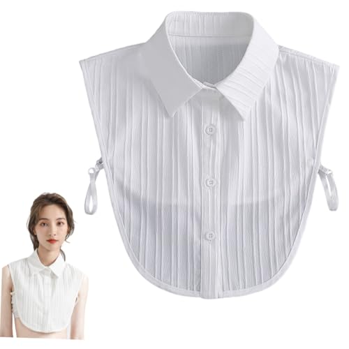 ROMISBABA Damen Fake Kragen Abnehmbar Halbshirt Blusenkragen Weiches Material Einfaches Design Modischer Einsteckkragen Für Büro Herbstfestliche Kleidung ROMISBABA Damen Fake Kragen Abnehmbar Halbshirt Blusenkragen Weiches Material Einfaches Design Modischer Einsteckkragen Für Büro Herbstfestliche Kleidung von ROMISBABA