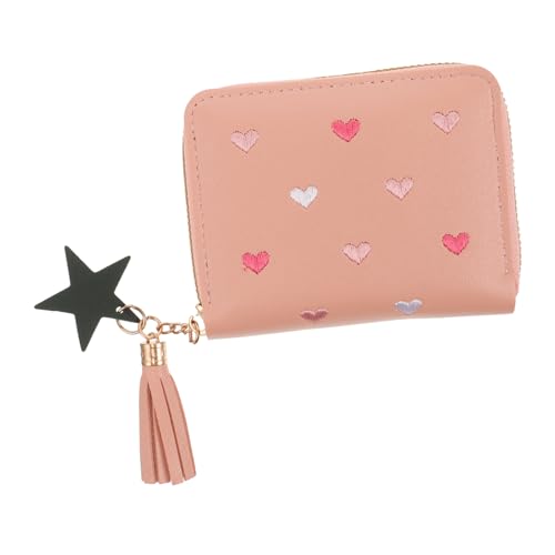 ROMISBABA Damen Geldbörse Clutch PU Kleine Kreditkartentasche mit Reißverschluss Münztasche für Frauen Kompakt und Leicht für Karten und Kleingeld von ROMISBABA