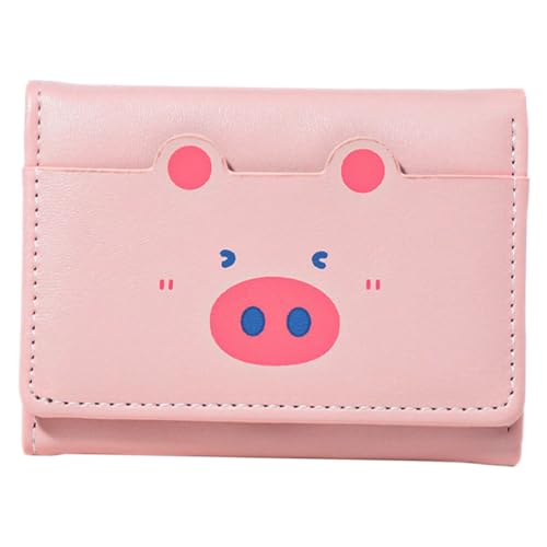 ROMISBABA Damen Geldbörse im Cartoon Kurze Clutch mit Reißverschluss Mehrere Kartenfächer Modisches Design Zartem für Einkäufe Reisen von ROMISBABA