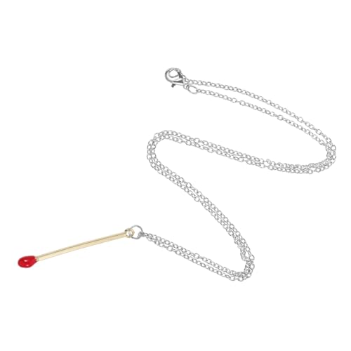 ROMISBABA Damen Halskette mit Kreativem Feuerzeug Anhänger Filigranes Sommer Schmuckstück aus Robustem Zarte Modische Kette für Frauen Geschenk für Besondere Anlässe von ROMISBABA