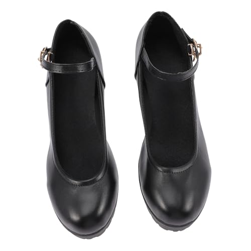 ROMISBABA Damen High Heels Rundkopf Niedrige Öffnung Bequeme Absatzschuhe Modisch Für Party Arbeit Hochzeit Freizeit Schwarz ROMISBABA Damen High Heels Rundkopf Niedrige Öffnung Bequeme Absatzschuhe Modisch Für Party Arbeit Hochzeit Freizeit Schwarz von ROMISBABA