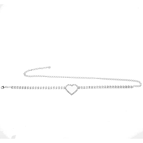ROMISBABA Frauen Bein Kette Glänzend Oberschenkelkette Legierte Damen Schlichte Strand Körperketten Schmuck von ROMISBABA