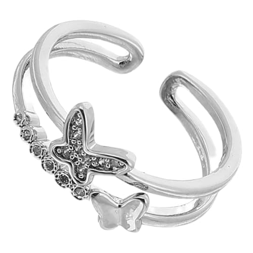 ROMISBABA Damen Ring Verstellbar Schmuck Modisch Elegant Geschenkidee ROMISBABA Damen Ring Verstellbar Schmuck Modisch Elegant Geschenkidee von ROMISBABA