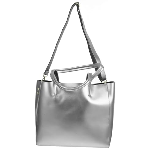 ROMISBABA Damen Schultertasche Spaltleder mit Großer Tragetasche und Kleiner Kosmetiktasche Eleganter für Freizeit und Formelle Anlässe ROMISBABA Damen Schultertasche Spaltleder mit Großer Tragetasche und Kleiner Kosmetiktasche Eleganter für Freizeit und Formelle Anlässe von ROMISBABA