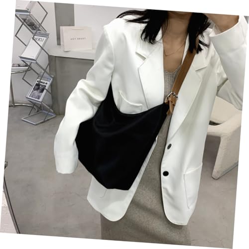 ROMISBABA Damen Umhängetasche Handtasche Schwarz Vielseitige Tragetasche Schultertasche Modisch Praktisch für Alltag Shopping und Outdoor von ROMISBABA