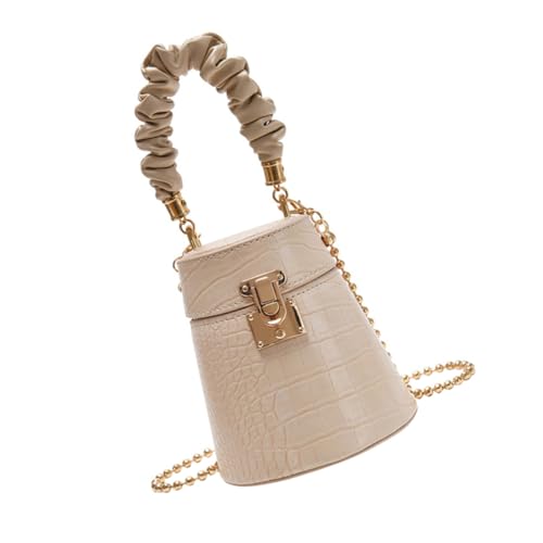 ROMISBABA Damen Umhängetasche mit Alligator Print Hobo Handtasche in Beige Geräumige Crossbody Bag für Alltag Shopping und Reisen Hochwertiges Langlebiges Material Stilvolles von ROMISBABA