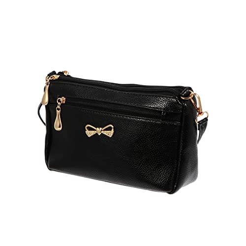 ROMISBABA Umha Ngetasche Damentasche Mit Bogen Decor Schultertasche Als Aufbewahrungstasche Stylische Messenger Bag Für Handys Und Lippenstifte Für Strand Party Shopping von ROMISBABA