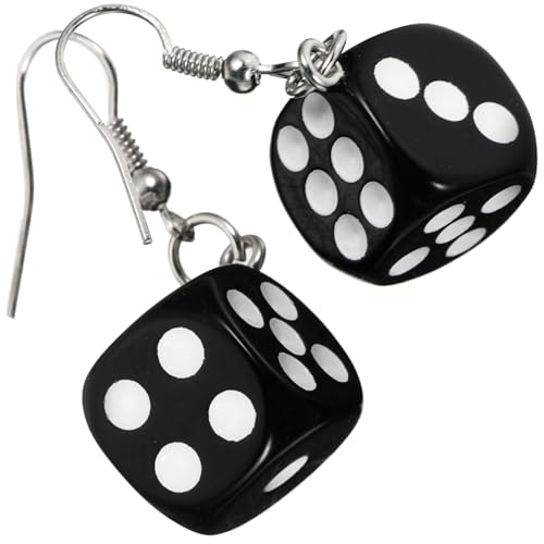 ROMISBABA Damen Würfel Ohrringe Leicht Drop Design Würfelförmige Anhänger Party Schmuck Komfortabel Für Alltag Und von ROMISBABA
