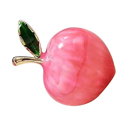 ROMISBABA Dekorative Pfirsichfarbene Brosche für Damen Trendige Anstecknadel für Jacke Shirt für zu Besonderen Anlässen Accessoires von ROMISBABA