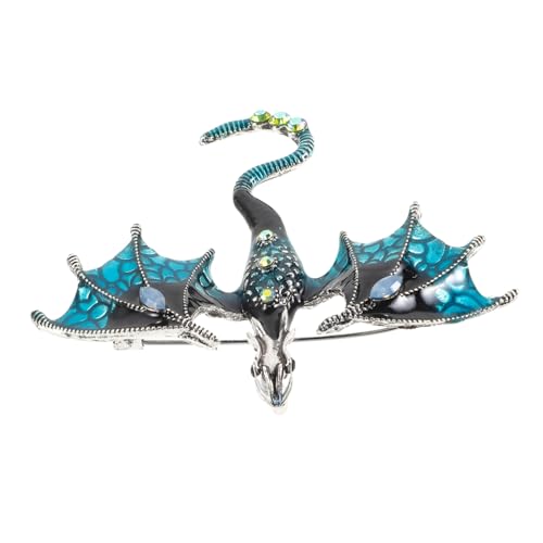 ROMISBABA Drachenbroschennadel Im Vintage-stil Brosche Für Kleidung Mäntel Pullover Kleider Schals Taschen Accessoires Für Damen Einzigartiges Geschenk Für Jubiläen von ROMISBABA