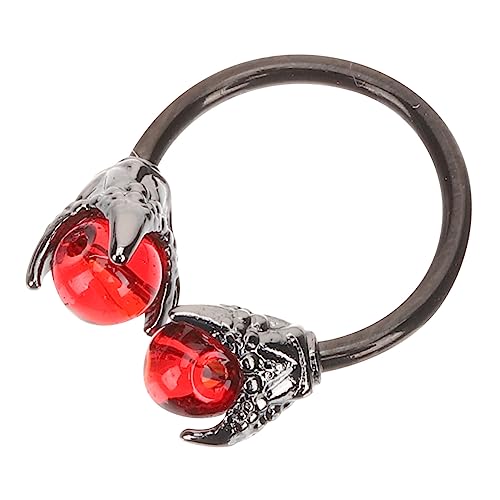 ROMISBABA Dragon Claws Nasenring Eleganter Nasenschmuck Mit Opal Design Nasenringdekor Für Damen Herren Als Piercing Schmuck ROMISBABA Dragon Claws Nasenring Eleganter Nasenschmuck Mit Opal Design Nasenringdekor Für Damen Herren Als Piercing Schmuck von ROMISBABA