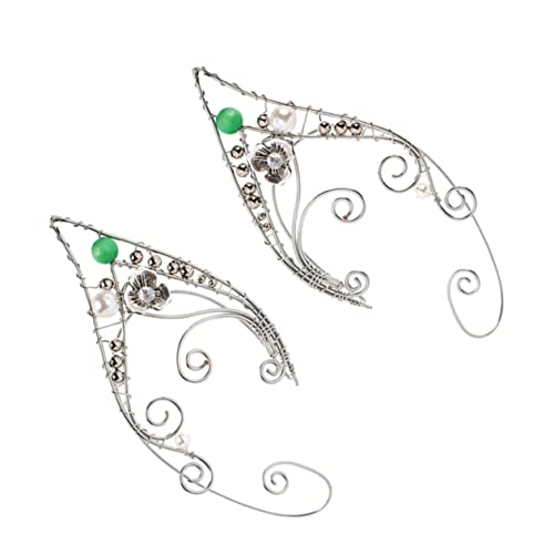 ROMISBABA Ear Clip Ohrringe Damen Ohrmanschette Elfenohren Stil Handgefertigt Verarbeitung Charmanter Look Für Alltag Festival Cosplay Schmuck von ROMISBABA