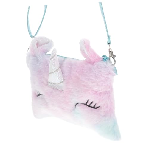 ROMISBABA Einhorn Plüsch Umhängetasche Bunte Regenbogen Crossbody Schultertasche für Mädchen Teens Party ROMISBABA Einhorn Plüsch Umhängetasche Bunte Regenbogen Crossbody Schultertasche für Mädchen Teens Party von ROMISBABA