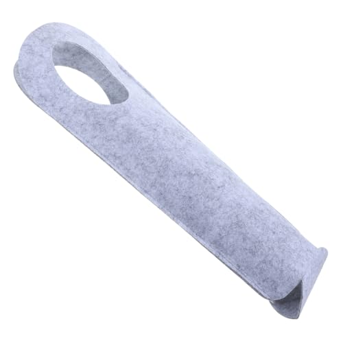 ROMISBABA Einzelne Rote Weintasche Aus Filz Für Weihnachten Praktische Geschenktasche Für Weinflaschen Für Feiern Geschenkverpackung von ROMISBABA