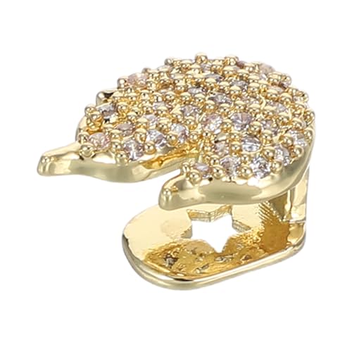 ROMISBABA Einzelne Zahnkappe: Zahngrill Im Hip-hop-stil, Metallflamme, Cosplay-requisite, Rapper-accessoire, Gefälschte Grillzähne Für Männer Und Frauen, Schmuck von ROMISBABA