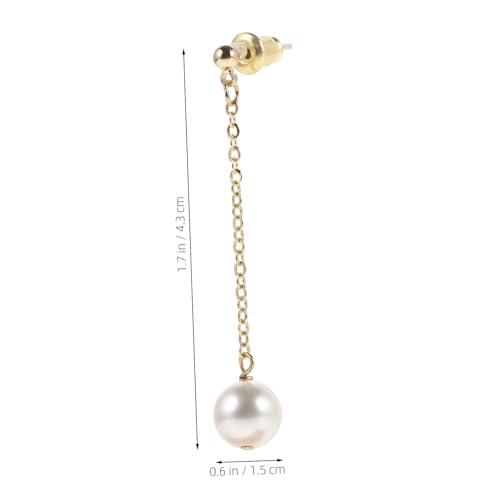 ROMISBABA Elegante Quastenohrringe Damen mit Langen Kunstperlen Modisches Design Femininer Chic Auffällige Ohrhänger für Frühling und Sommer Kunstvoll Gestalteter Ohrschmuck für Frauen von ROMISBABA
