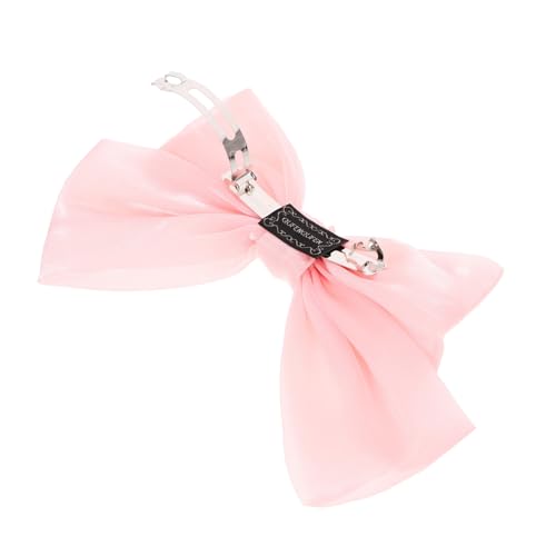 ROMISBABA Eleganter Haarschleifen Clip für Damen Große Dekorative Schleife Zartem Rosa für Hochzeiten Partys Stilvolles Haaraccessoire von ROMISBABA