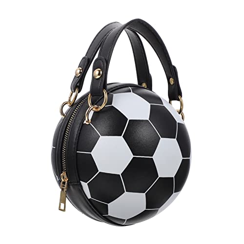 ROMISBABA Entzückende Fußball Umhängetasche für Damen Stilvolle Messenger Bag im Runden Design für Ausgehen Vielseitige Tragetasche für Modebewusste ROMISBABA Entzückende Fußball Umhängetasche für Damen Stilvolle Messenger Bag im Runden Design für Ausgehen Vielseitige Tragetasche für Modebewusste von ROMISBABA