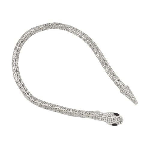 ROMISBABA Extravaganter Schlangen Choker Halskette mit Strass Damen Schmuck Punk Stil für Alltag Party Halloween Frauen Halsdekoration von ROMISBABA