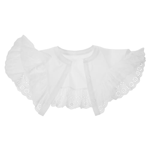 ROMISBABA Fake- für Mädchen gefälschter Damenkragen Falsches für Hemdkragen gefälschte Hemdkragen abnehmbarer Kragen abnehmbare Kragen Polyester Weiß von ROMISBABA