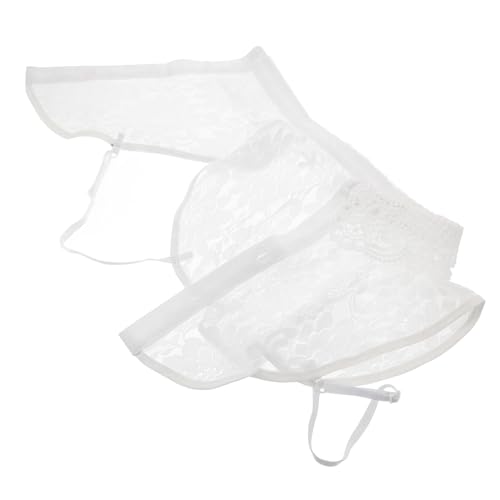 ROMISBABA Spitzenkragen Für Damen Abnehmbarer Stehkragen Aus Polyester Falscher Hemdkragen Für Vielseitiges Styling von ROMISBABA