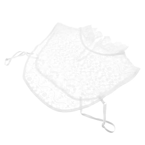 ROMISBABA Falscher Kragen Damen Weiß Spitzenkragen Abnehmbar Modisch Halbbluse Krageneinsatz Für Pullover Hemd Bluse Kleid Zubehör von ROMISBABA