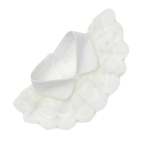 ROMISBABA Versatile Fake Collar Mit Und Spitzendetails Abnehmbarer Kragen Für Damen Für Partys Und Hochzeiten Weiß von ROMISBABA