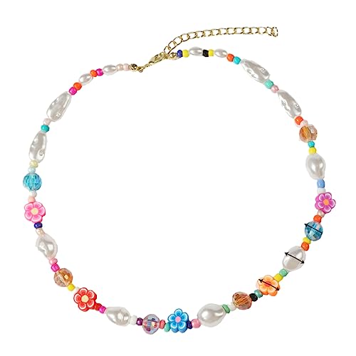 ROMISBABA Farbenfrohe Perlenkette für Damen Einstellbare Halskette mit Einzigartigem Design für Hochzeiten Geburtstagsfeiern Täglichen Gebrauch Modisches Accessoire ROMISBABA Farbenfrohe Perlenkette für Damen Einstellbare Halskette mit Einzigartigem Design für Hochzeiten Geburtstagsfeiern Täglichen Gebrauch Modisches Accessoire von ROMISBABA
