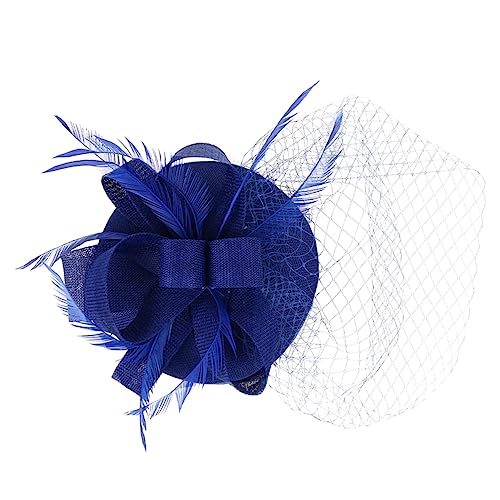 ROMISBABA Netz-fascinator-stirnband Mit Schleier Für Damen Teeparty-kopfschmuck Fascinator Für Bankett Und Tanzveranstaltungen Abnehmbare Haarspangen Und Haarbänder von ROMISBABA
