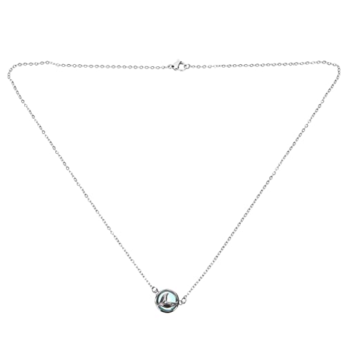 ROMISBABA Fischschwanz Halskette Damen Perlenkette mit Anhänger Boho Stil Verstellbare Blaue Schlüsselbein Kette für Frauen und Mädchen von ROMISBABA