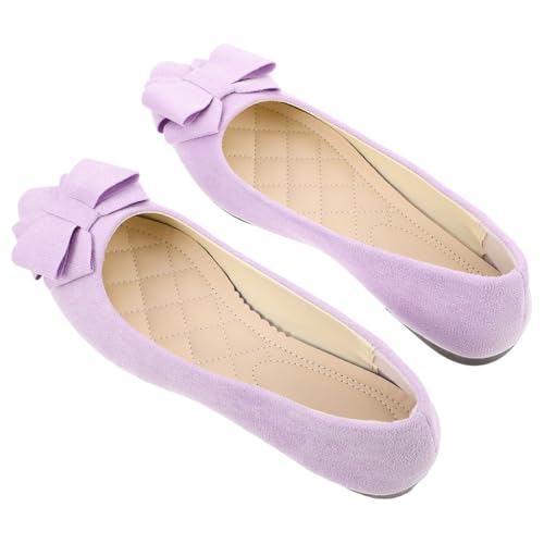 ROMISBABA Flache Brautschuhe mit Spitz Zulaufender Zehenpartie und Modischem Schleifendetail Hochwertige Verarbeitung Langlebig und für Hochzeit Festliche Anlässe und Alltag Damen Flats in von ROMISBABA