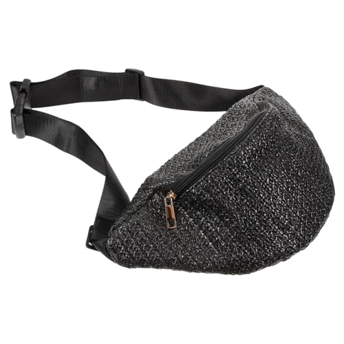 ROMISBABA Flechtgürtel Tasche Damen Mini Hüfttasche Modisch Langlebig Vielseitig für Reisen Alltag Party Schwarz ROMISBABA Flechtgürtel Tasche Damen Mini Hüfttasche Modisch Langlebig Vielseitig für Reisen Alltag Party Schwarz von ROMISBABA