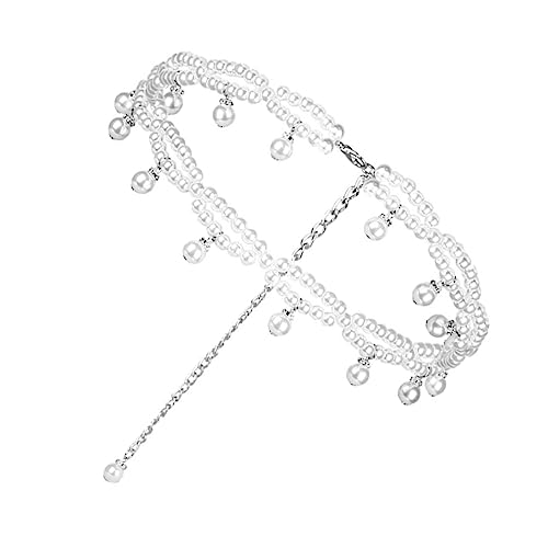 ROMISBABA Frauen Taillenkettengurt mit Perlen Verstellbare Taillenkette für Kleider Mäntel Elegantes Design für Hochzeiten Partys Perfektes von ROMISBABA
