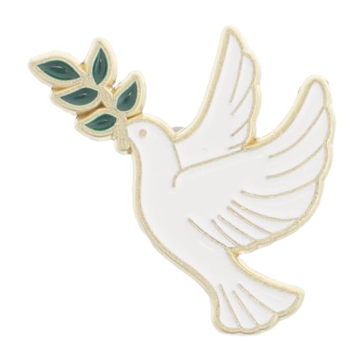 ROMISBABA Friedenstaubenbrosche Wohltätigkeitsnadelstiftabzeichen Friedenstaube Brosche Anstecknadel süße Abzeichen Friedenstaubenabzeichen Legierungsetikett Pin Zinklegierung Weiß ROMISBABA Friedenstaubenbrosche Wohltätigkeitsnadelstiftabzeichen Friedenstaube Brosche Anstecknadel süße Abzeichen Friedenstaubenabzeichen Legierungsetikett Pin Zinklegierung Weiß von ROMISBABA