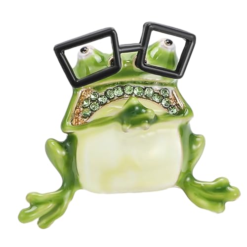 ROMISBABA Frosch Brosche Anstecknadel aus Metall Farbenfrohe Kreative Tierbrosche für Kleidung Hut Schal Geeignet für Frauen und Mädchen Modisches Accessoire und Geschenkidee ROMISBABA Frosch Brosche Anstecknadel aus Metall Farbenfrohe Kreative Tierbrosche für Kleidung Hut Schal Geeignet für Frauen und Mädchen Modisches Accessoire und Geschenkidee von ROMISBABA