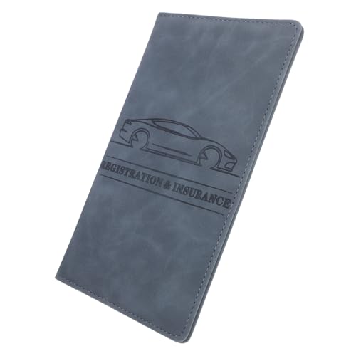 ROMISBABA Multifunktionales Pu-Fach Für Führerschein Und Kreditkarten Robustes Design Für Auto Und Reisepapiere Sicherer Stauraum Für Bargeld Und Ausweise von ROMISBABA