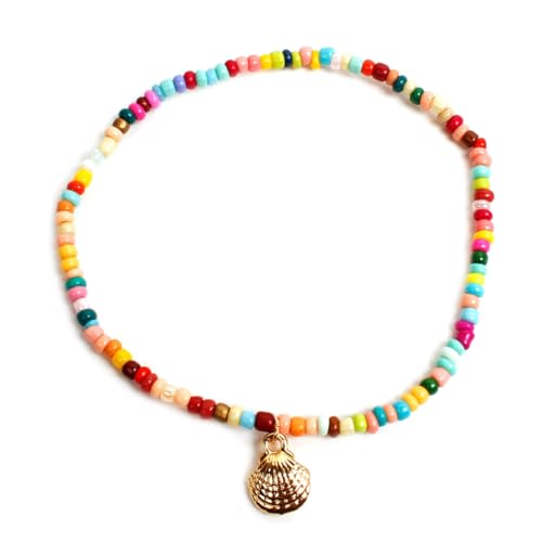 ROMISBABA Fußkette für Damen Handgefertigte Strand Fußkette mit Muscheldesign Verstellbar Urlaub Reisen Sommerpartys Farbenfroher Schmuck für Ihre Füße ROMISBABA Fußkette für Damen Handgefertigte Strand Fußkette mit Muscheldesign Verstellbar Urlaub Reisen Sommerpartys Farbenfroher Schmuck für Ihre Füße von ROMISBABA